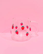 Load image into Gallery viewer, Strawberry Glass Mug
