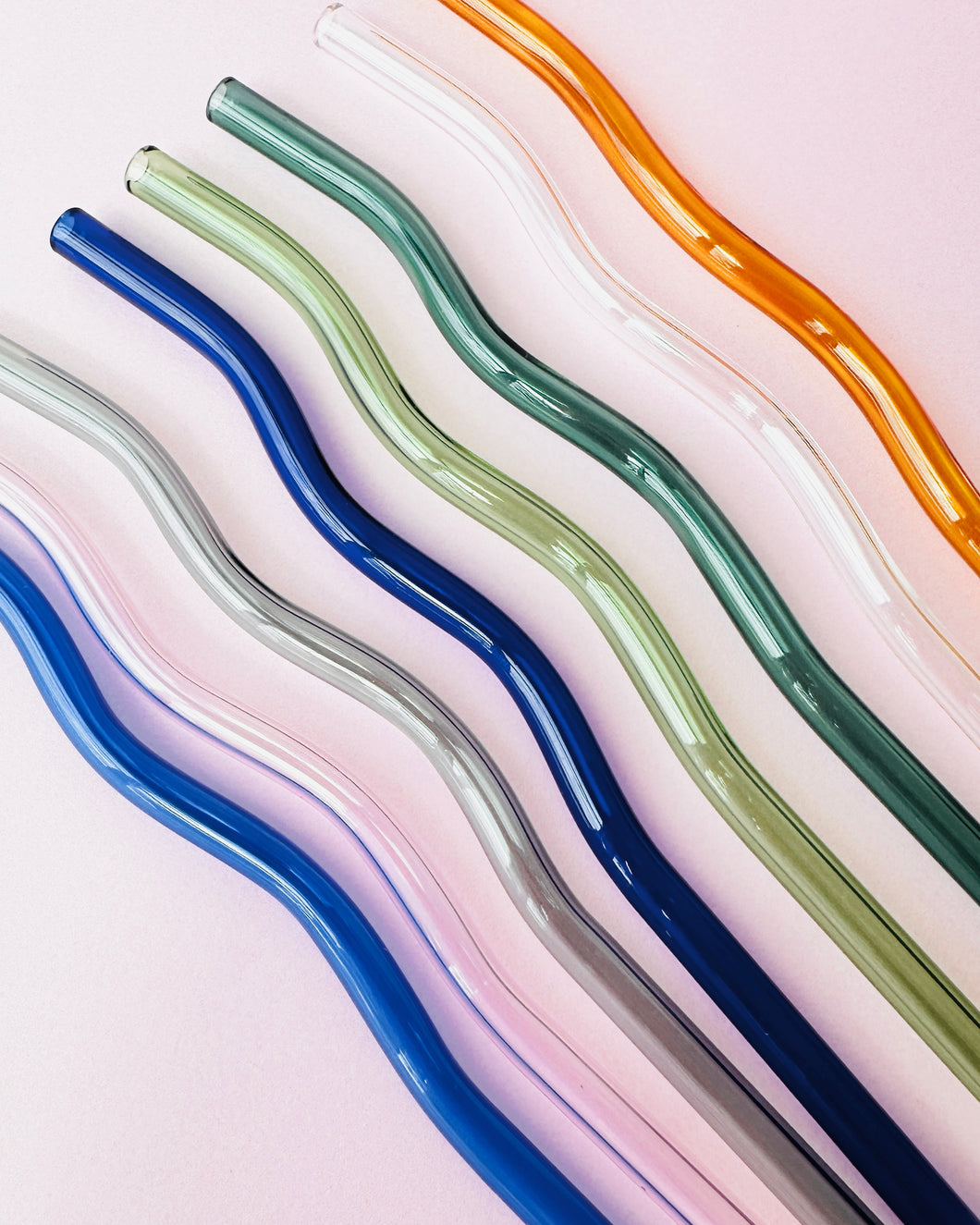 Wavy Glass Straw