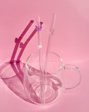 Load image into Gallery viewer, Butterfly Glass Straw
