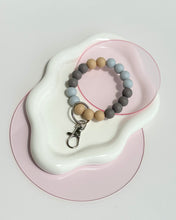 Load image into Gallery viewer, Gray Neutral Bracelet Keychain

