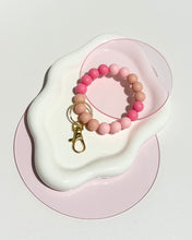 Load image into Gallery viewer, Peach Sorbet Bracelet Keychain
